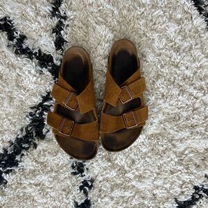 Arizona Suede Leather Birkenstocks Mink Size: EU 39, US 8-8.5